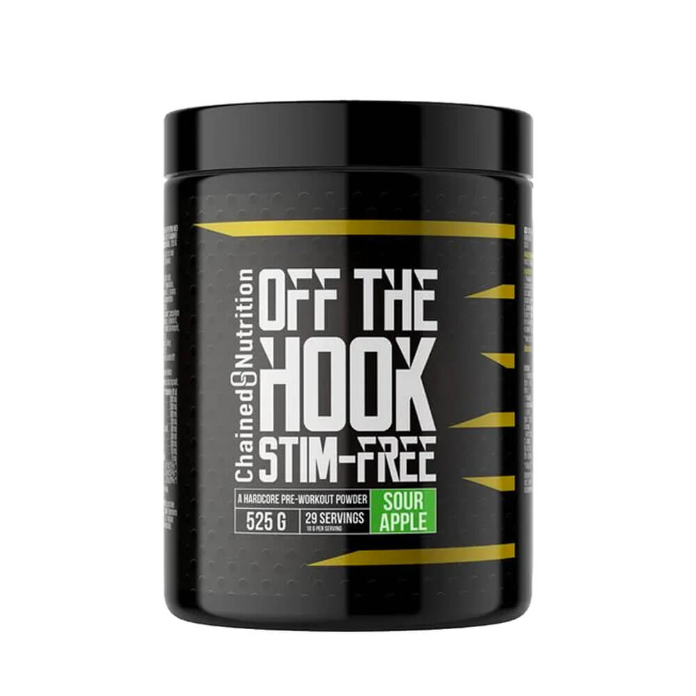 Chained Nutrition Off The Hook Stim Free, 525 g (Sour Apple)