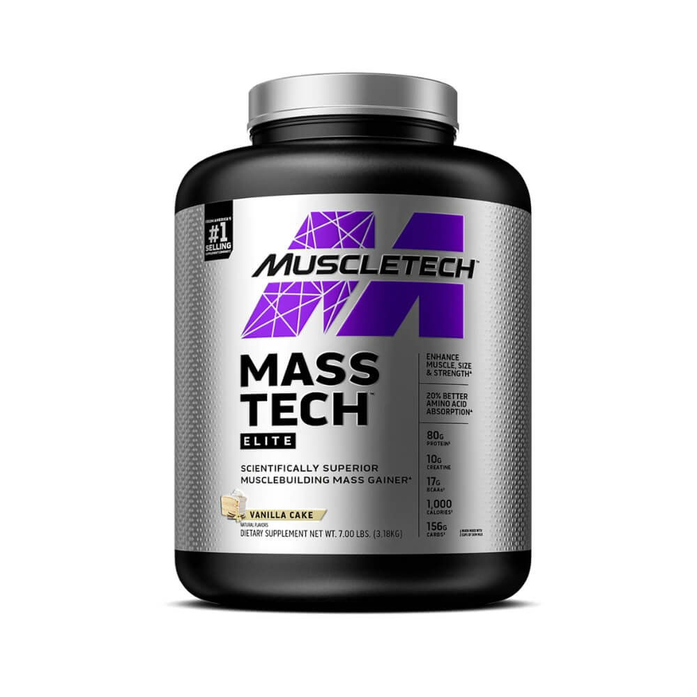 Muscletech Mass-Tech Elite, 3,18 kg (Vanilla)