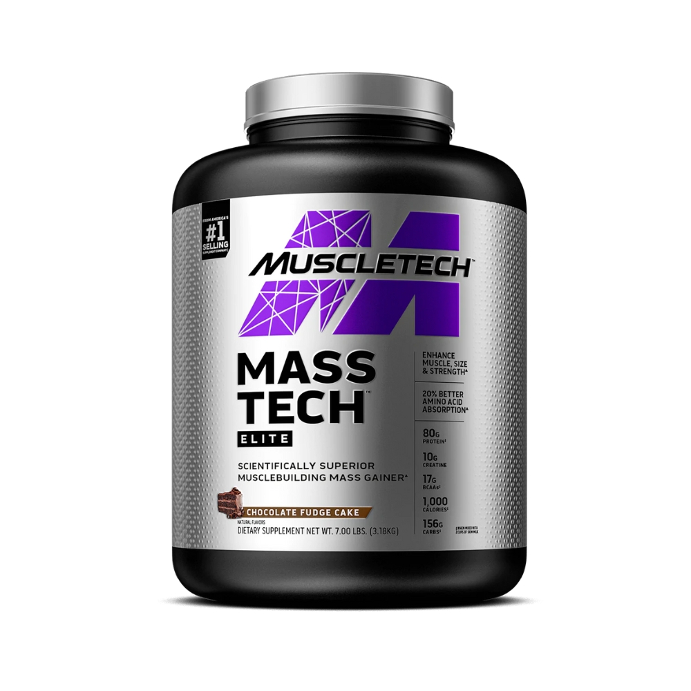 Muscletech Mass-Tech Elite, 3,18 kg (Chocolate Fudge Cake)