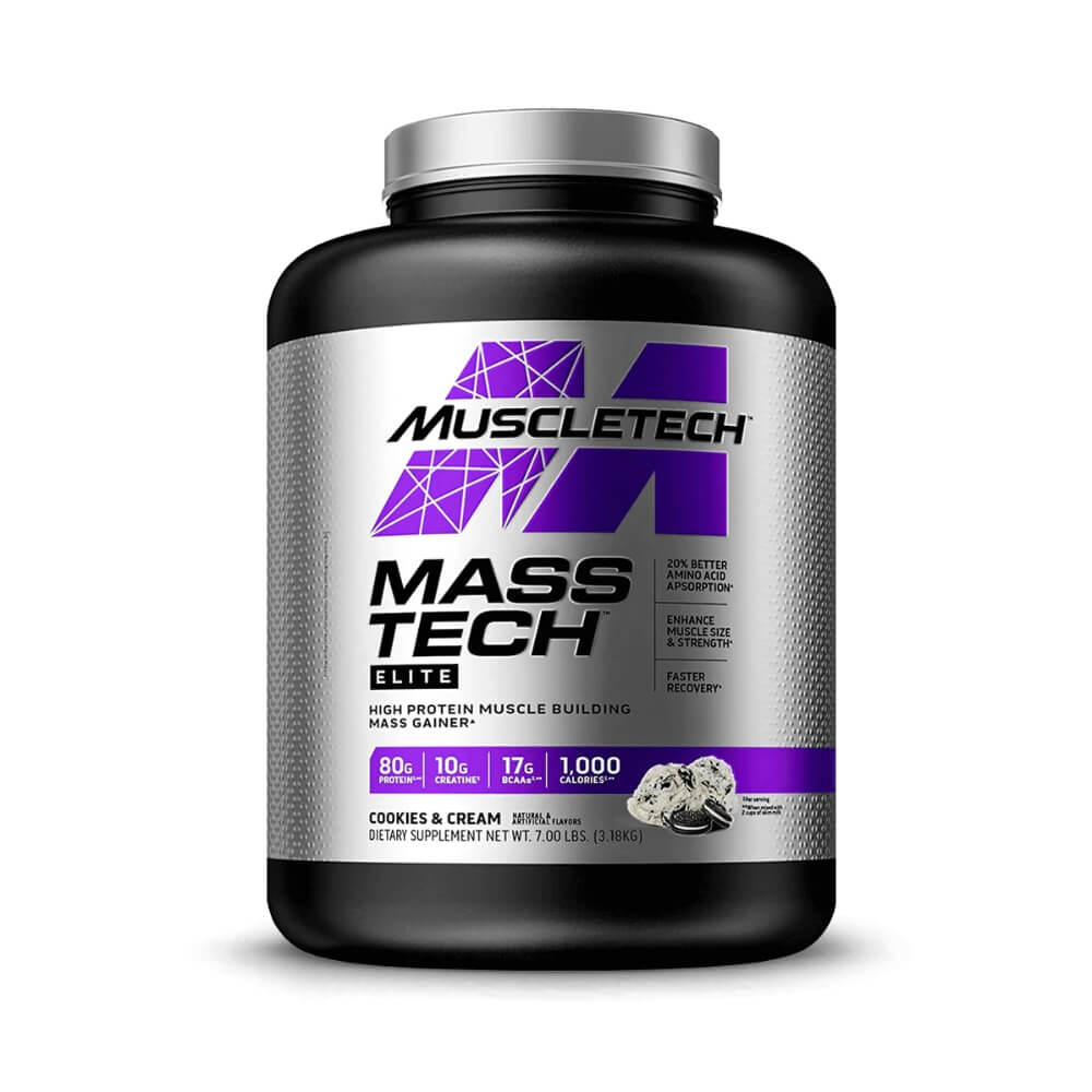 Muscletech Mass-Tech Elite, 3,18 kg (Cookies &amp; Cream)