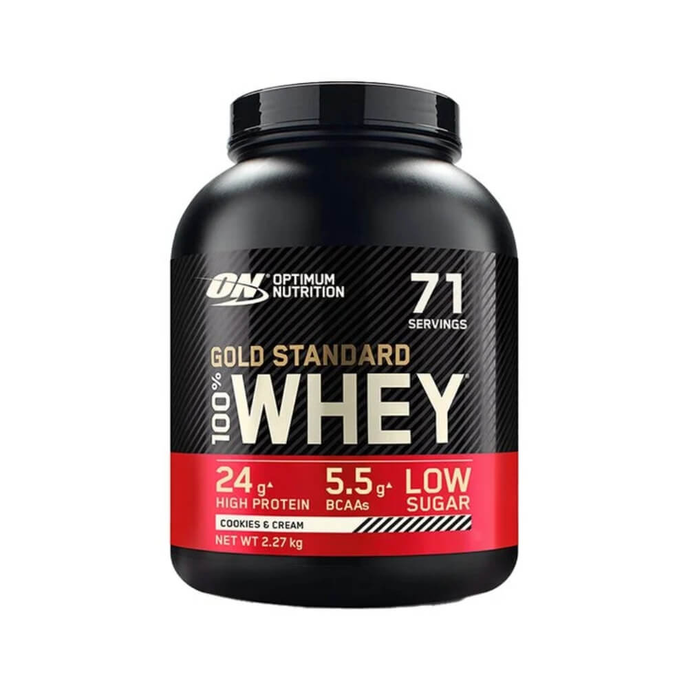 Optimum Nutrition 100% Whey Gold Standard, 2270 g (Cookies &amp; Cream