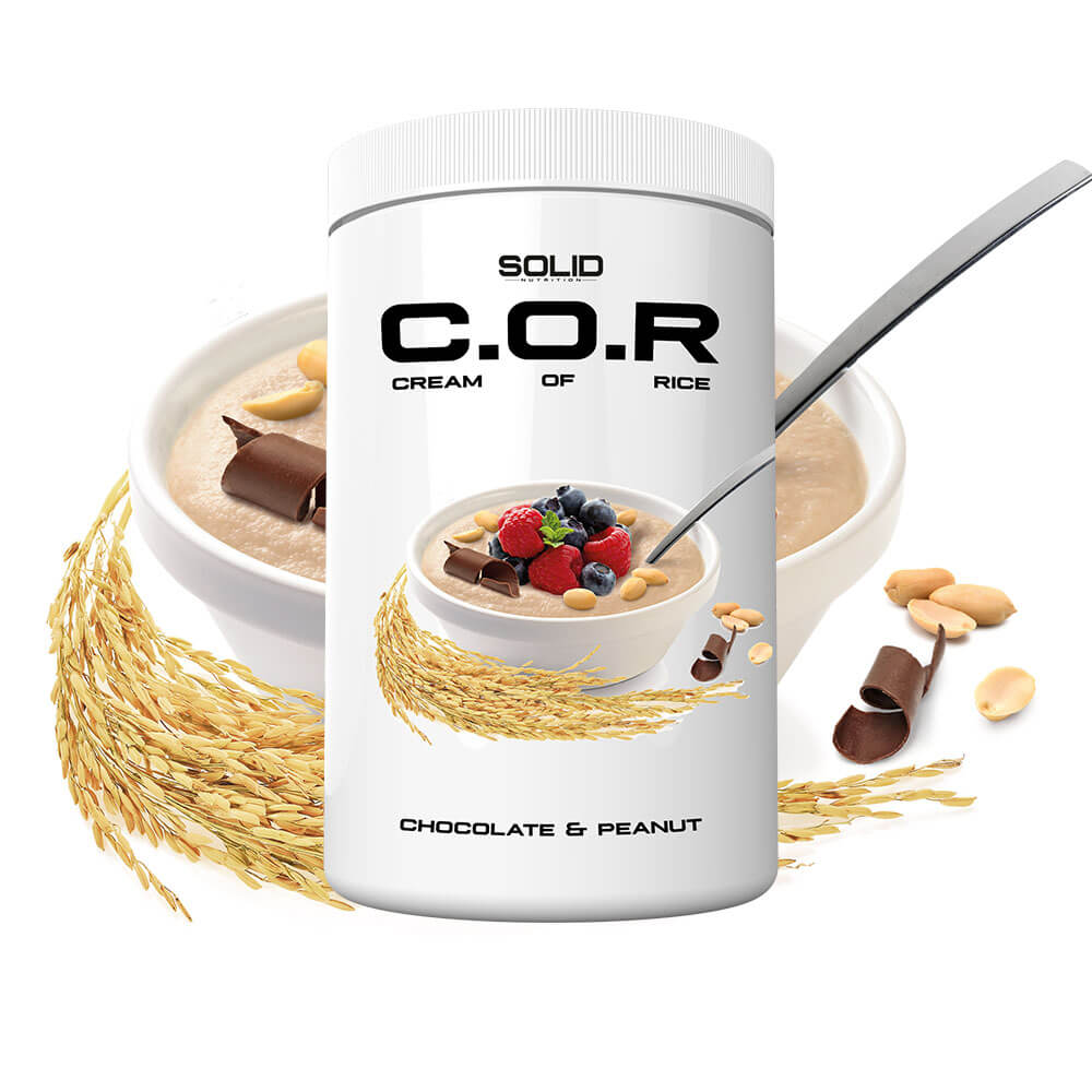 SOLID Nutrition Cream Of Rice, 1 kg (Chocolate &amp; Peanut)