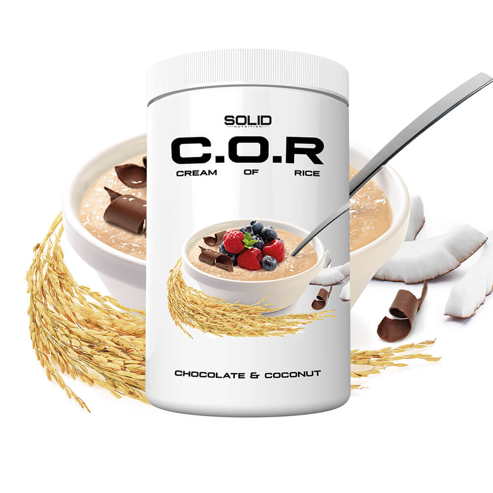 SOLID Nutrition Cream Of Rice, 1 kg (Chocolate &amp; Coconut)