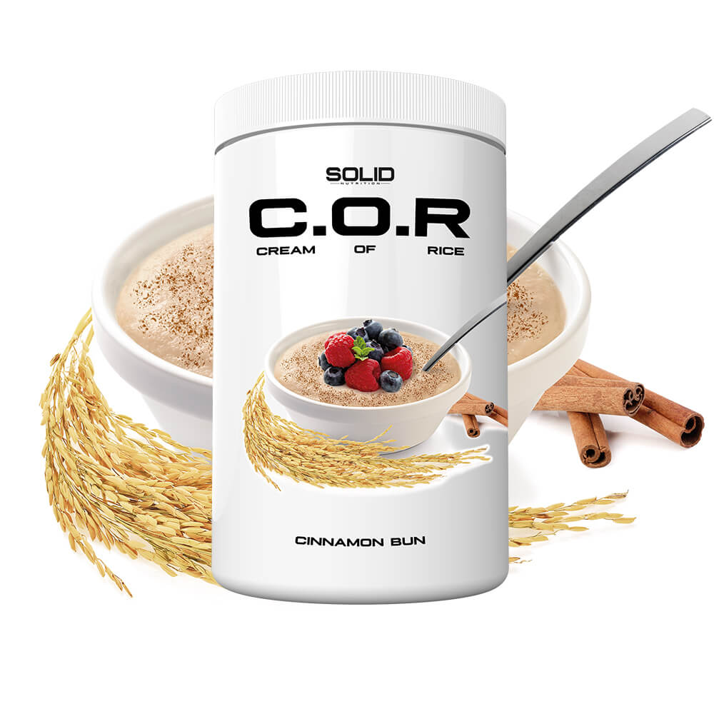 SOLID Nutrition Cream Of Rice, 1 kg (Cinnamon Bun)