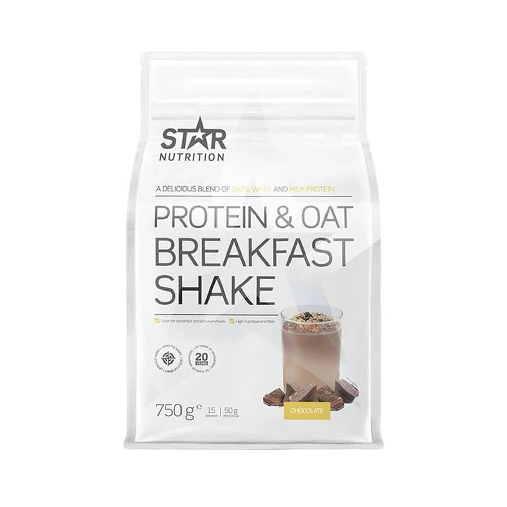 Star Nutrition Protein &amp; Oat Breakfast Shake, 750 g (Chocolate)