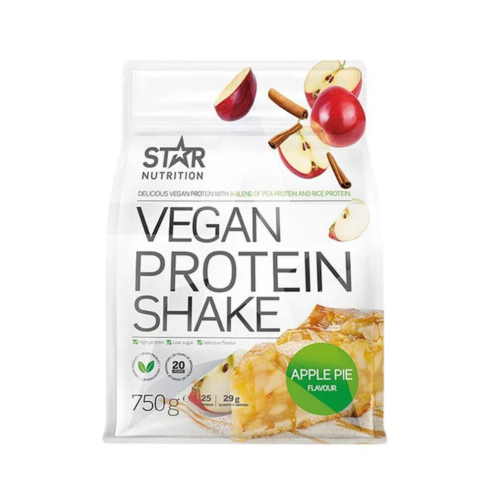 Star Nutrition Vegan Protein Shake, 750 g (Apple Pie)