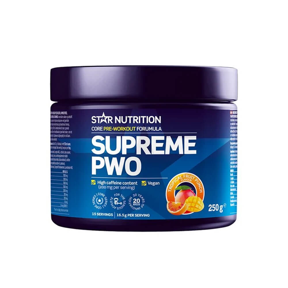 Star Nutrition Supreme PWO, 250 g (Tropical Fruit Punch)