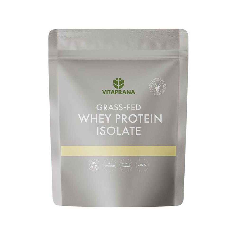 Vitaprana Whey Protein Isolate, Grass Fed, 750 g (Vanilla)