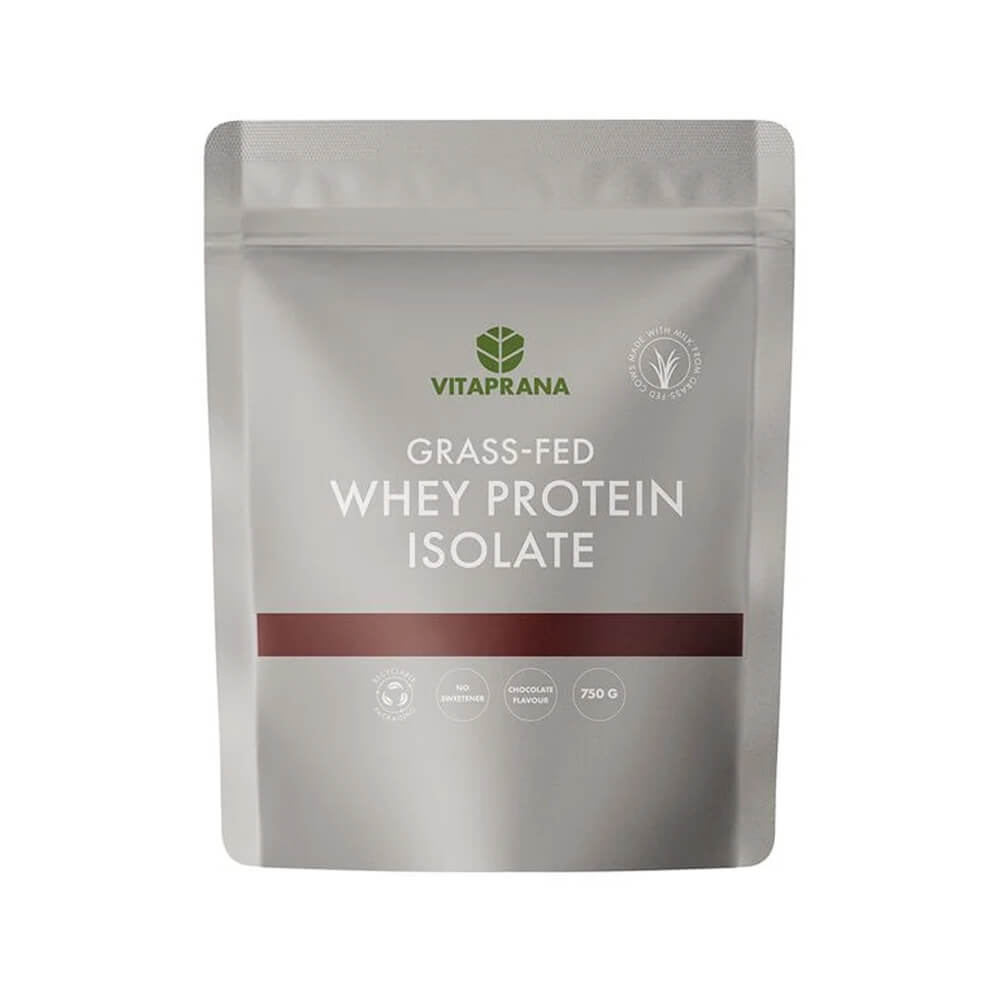 Vitaprana Whey Protein Isolate, Grass Fed, 750 g (Chocolate)