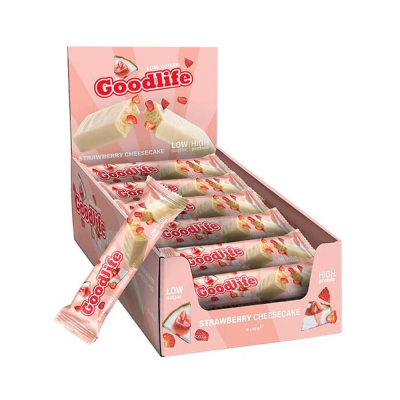 15 x Goodlife Proteinbar LOW SUGAR, 50 g (Strawberry Cheesecake)