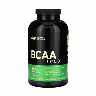 Optimum Nutrition BCAA 1000, 400 caps