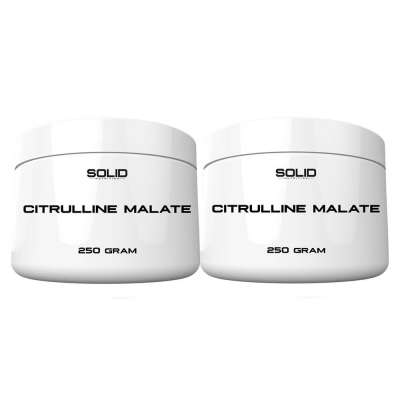 2 x SOLID Nutrition Citrulline Malate, 250 g