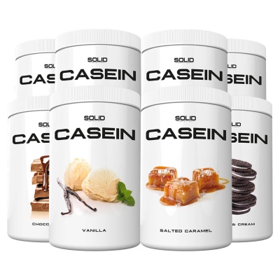 8 x SOLID Nutrition Casein, 750 g