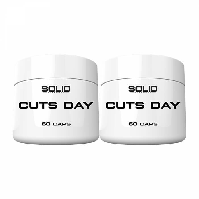 2 x SOLID Nutrition Cuts Day, 60 caps ryhmässä Ravintolisät & Elintarvikkeet / Painonpudotusta / Rasvanpolttaja @ Tillskottsbolaget (2SOLIDCUTSDAY)