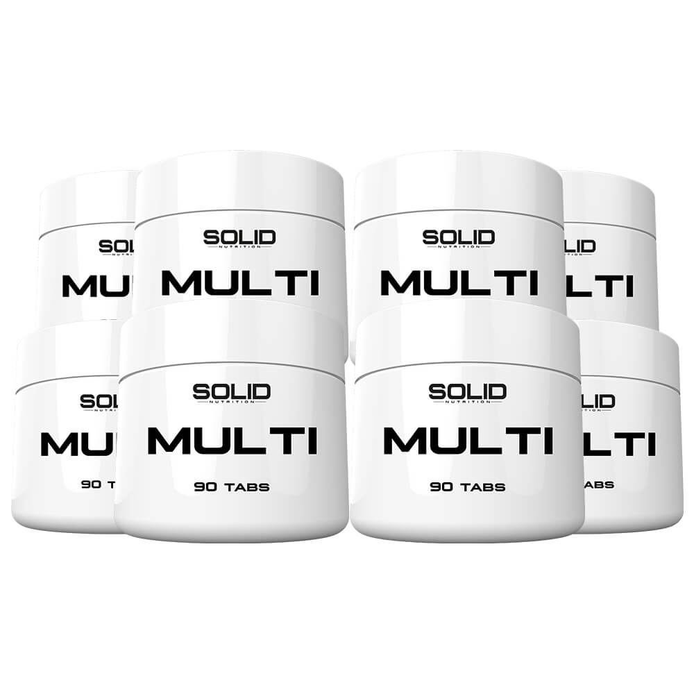 8 x SOLID Nutrition MULTI, 90 tabs ryhmässä Ravintolisät & Elintarvikkeet / Vitamiinit / Multivitamiini @ Tillskottsbolaget (8SOLIDMULTI)