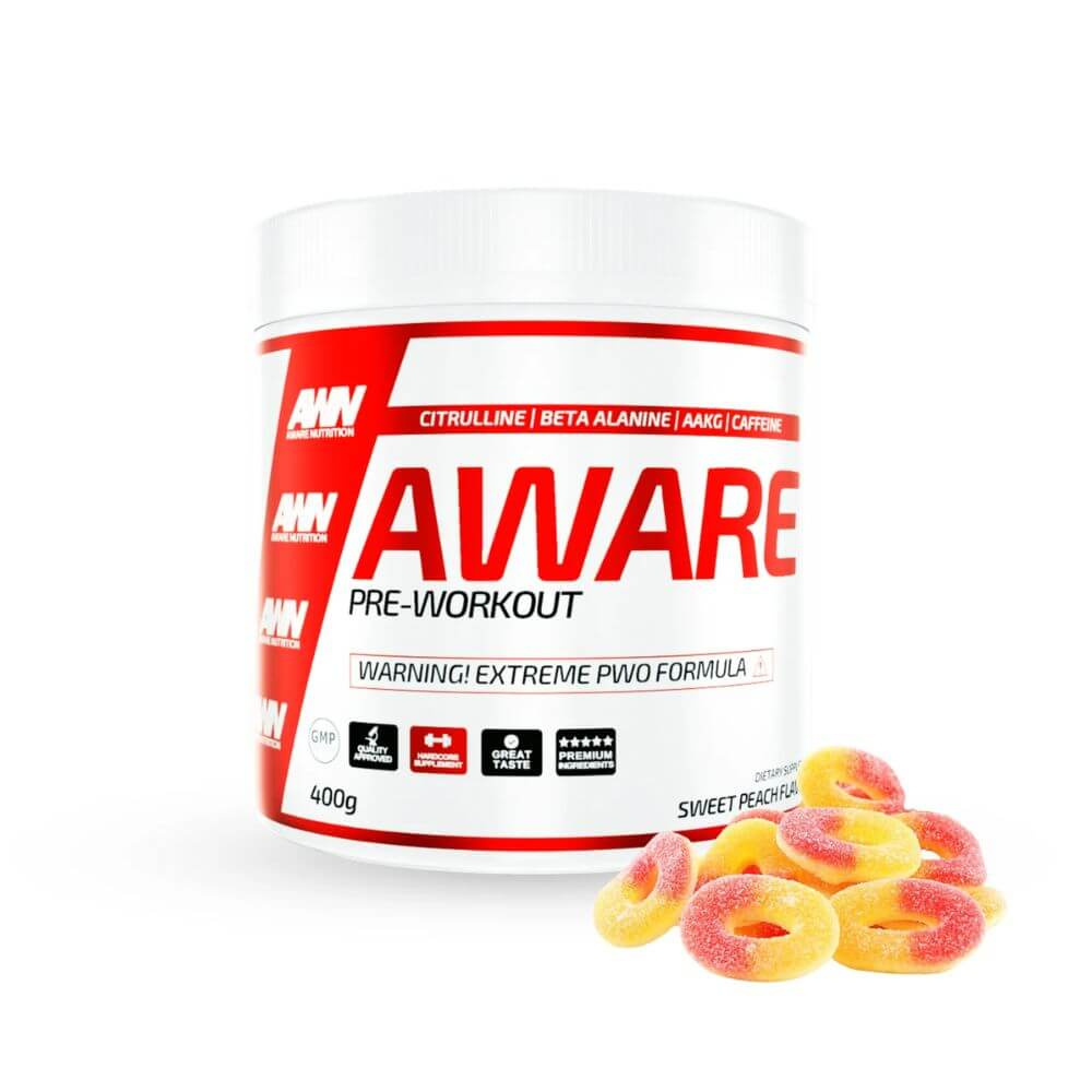 Aware Nutrition PWO, 400 g ryhmässä Ravintolisät & Elintarvikkeet / Suorituskyvyn parantajat / Pre-Workout / PWO @ Tillskottsbolaget (AWARE001)