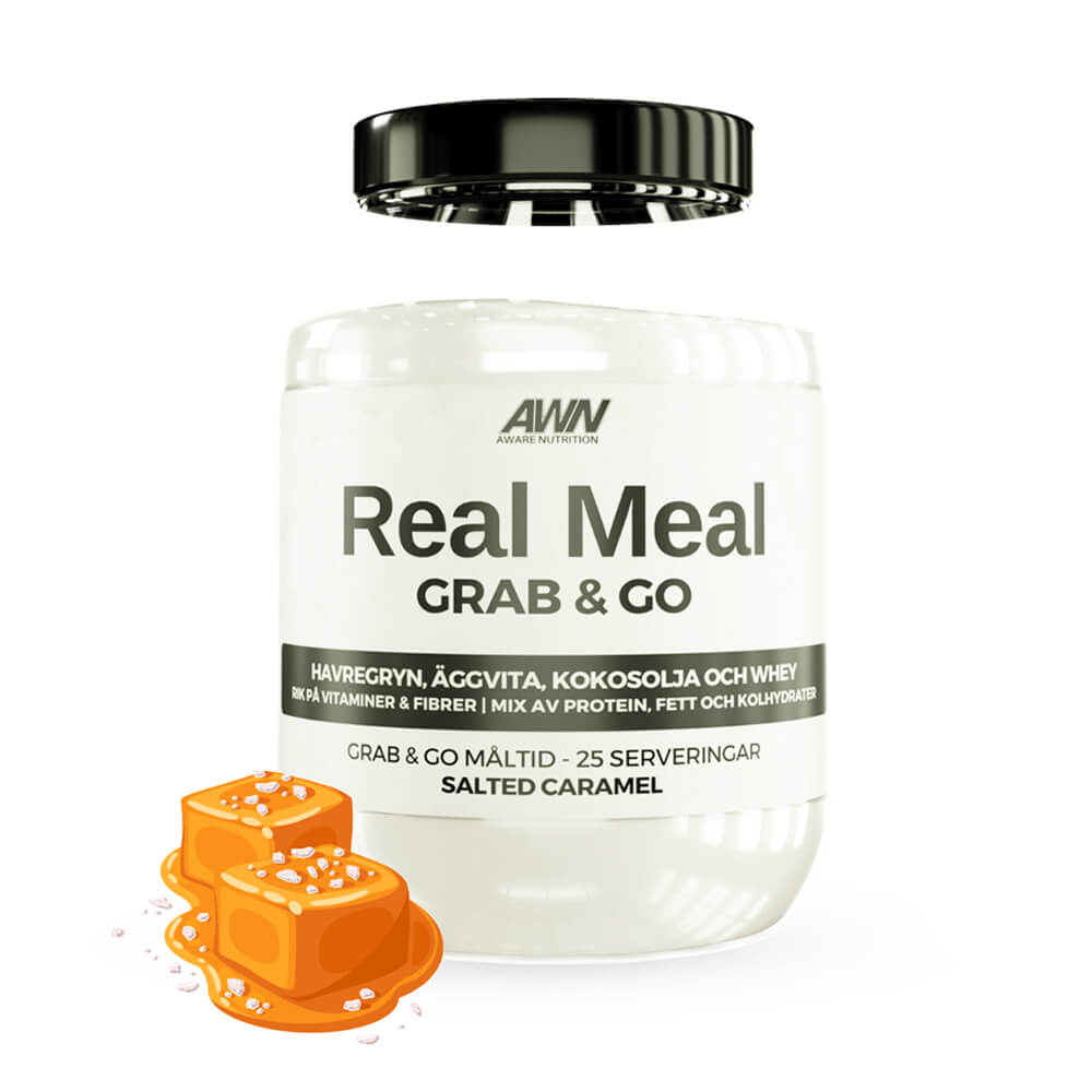 Aware Nutrition Real Meal - Grab & Go, 900 g ryhmässä Teematuotteet / Ruotsalaiset ravintolisät @ Tillskottsbolaget (AWARE8693)