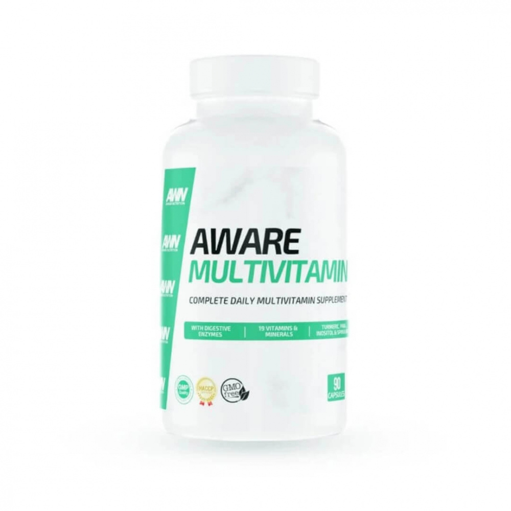 Aware Nutrition Multivitamin, 90 tabs ryhmässä Teematuotteet / Gluteenittomat Ravintolisät @ Tillskottsbolaget (AWARE8754)