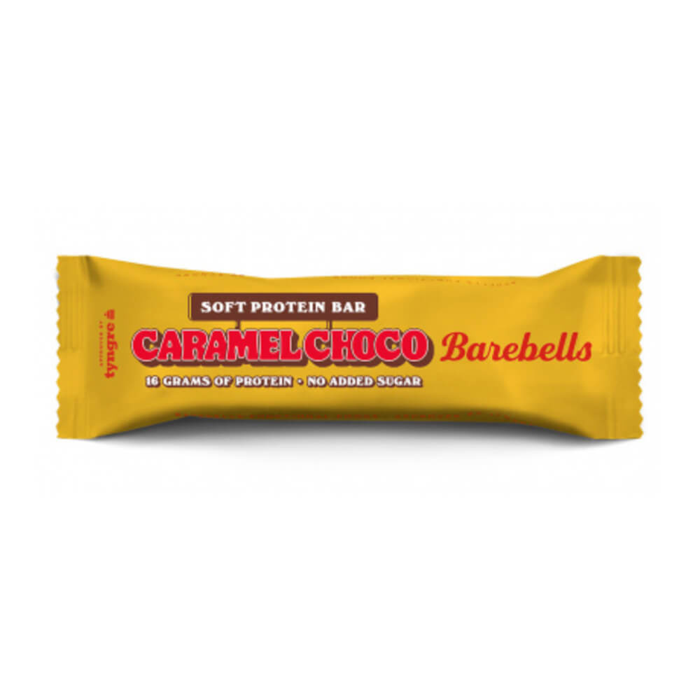 Barebells Proteinbar, 55 g (Caramel Choco) ryhmässä Patukat / Proteiinipatukat @ Tillskottsbolaget (BAREBELLS1CCL12C-13)