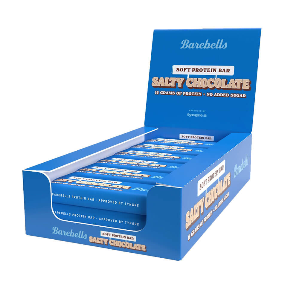 12 x Barebells Proteinbars, 55 g (Salty Chocolate) ryhmässä Patukat / Proteiinipatukat @ Tillskottsbolaget (BAREBELLS5424)