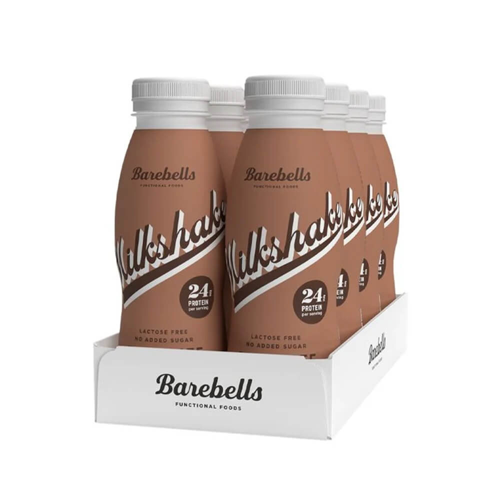 8 x Barebells Milkshake, 330 ml (Chocolate) ryhmässä Juomat / Proteiinijouma @ Tillskottsbolaget (BAREBELLS65793)