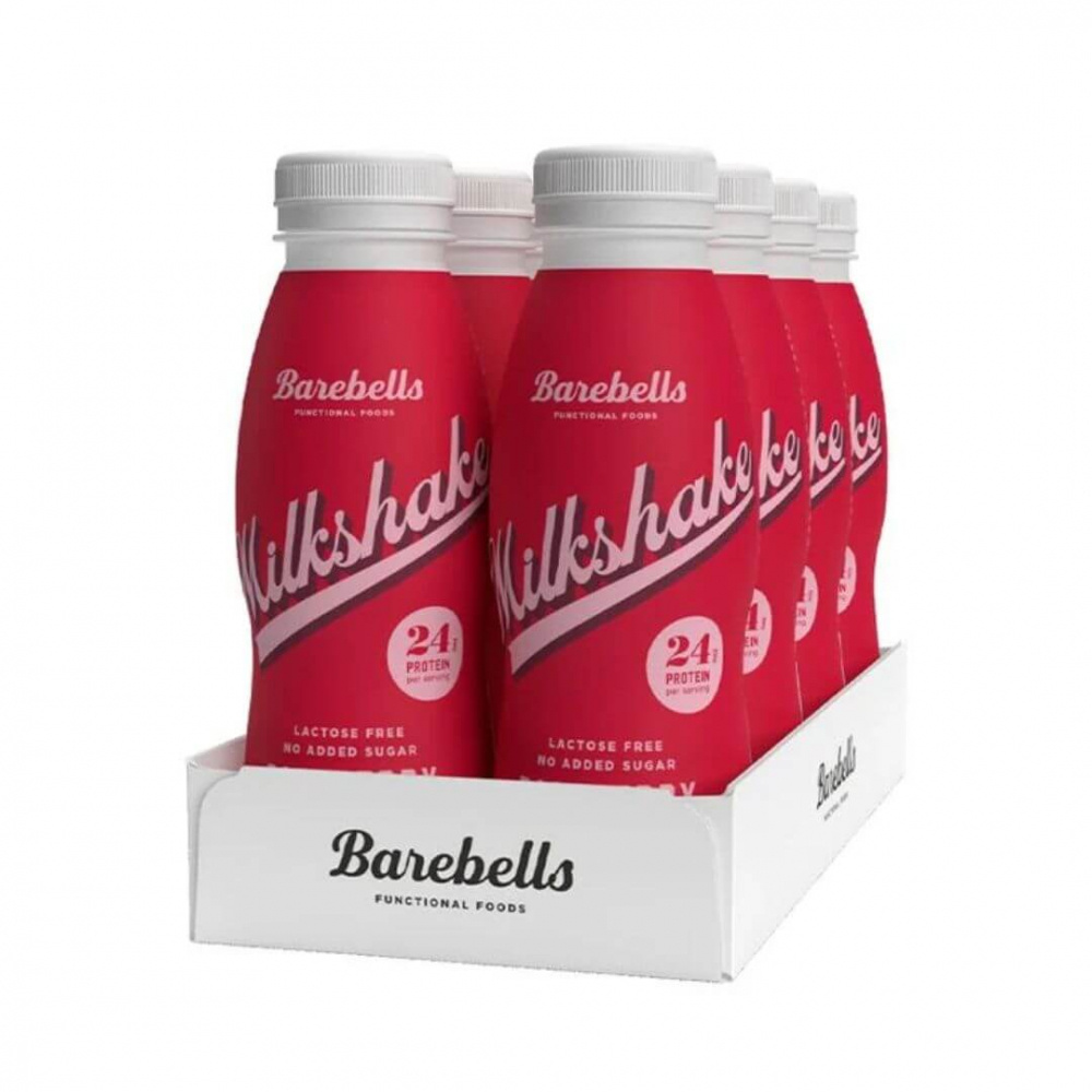 8 x Barebells Milkshake, 330 ml (Raspberry) ryhmässä Juomat / Proteiinijouma @ Tillskottsbolaget (BAREBELLS85923)