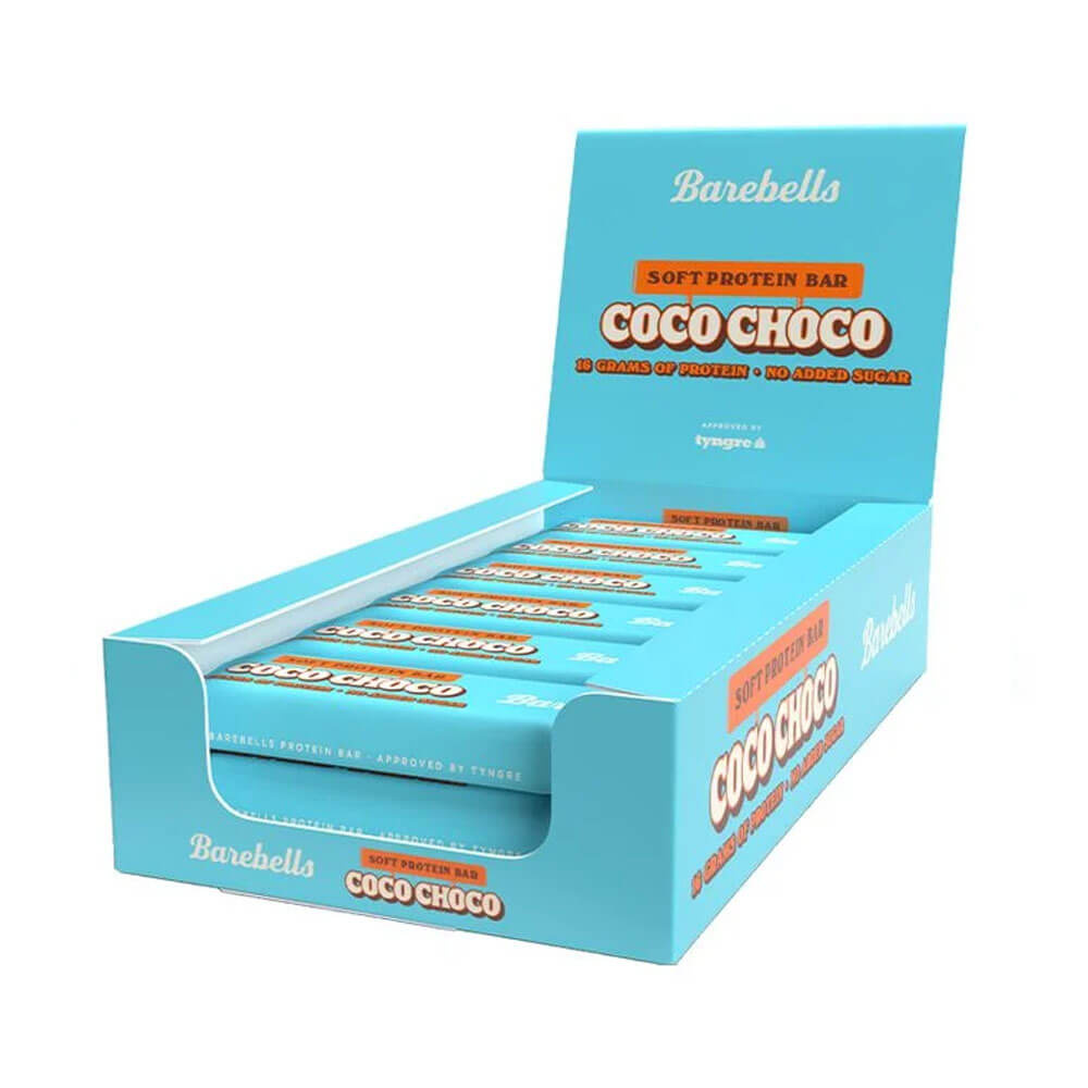 12 x Barebells Proteinbars, 55 g (Coco Choco) ryhmässä Patukat / Proteiinipatukat @ Tillskottsbolaget (BAREBELLS8945)