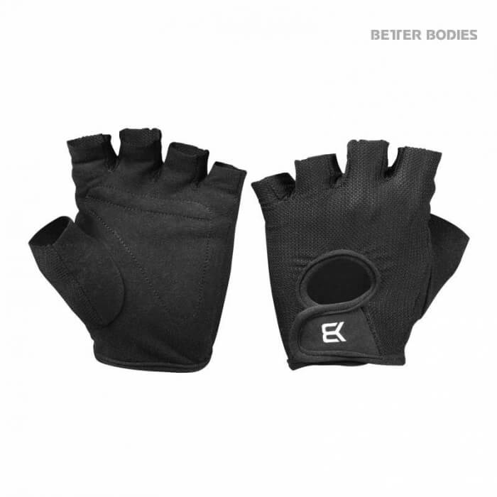 Better Bodies Women´s Training Gloves, black ryhmässä Treenivälineet / Harjoituskäsineet @ Tillskottsbolaget (BB5362)