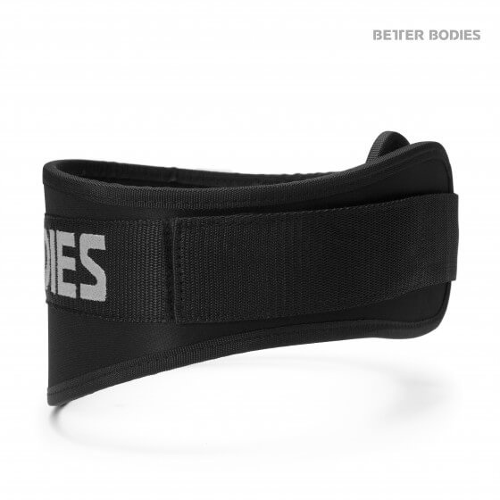 Better Bodies Basic Gym Belt, black ryhmässä Treenivälineet / Voimannostovyö @ Tillskottsbolaget (BBASIC003)