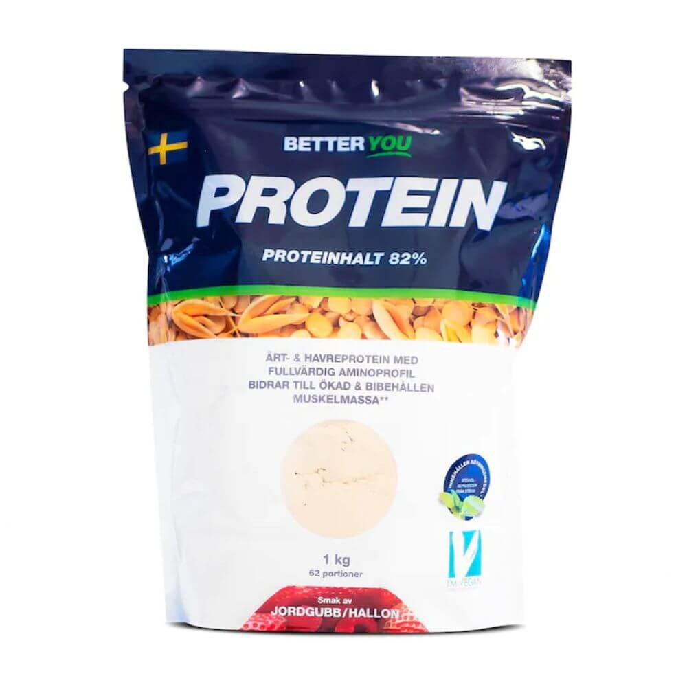 Better You Ärt- & havreprotein, 1 kg ryhmässä Ravintolisät & Elintarvikkeet / Proteiinijauhe / Laktoositon Proteiini @ Tillskottsbolaget (BETYOU1)