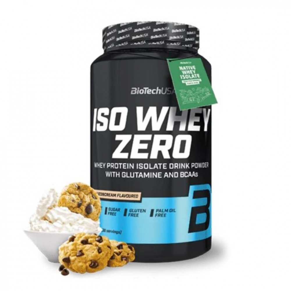 BioTechUSA Iso Whey Zero, 908 g ryhmässä Ravintolisät & Elintarvikkeet / Proteiinijauhe / Isolaattiproteiini @ Tillskottsbolaget (BIOTECH001)