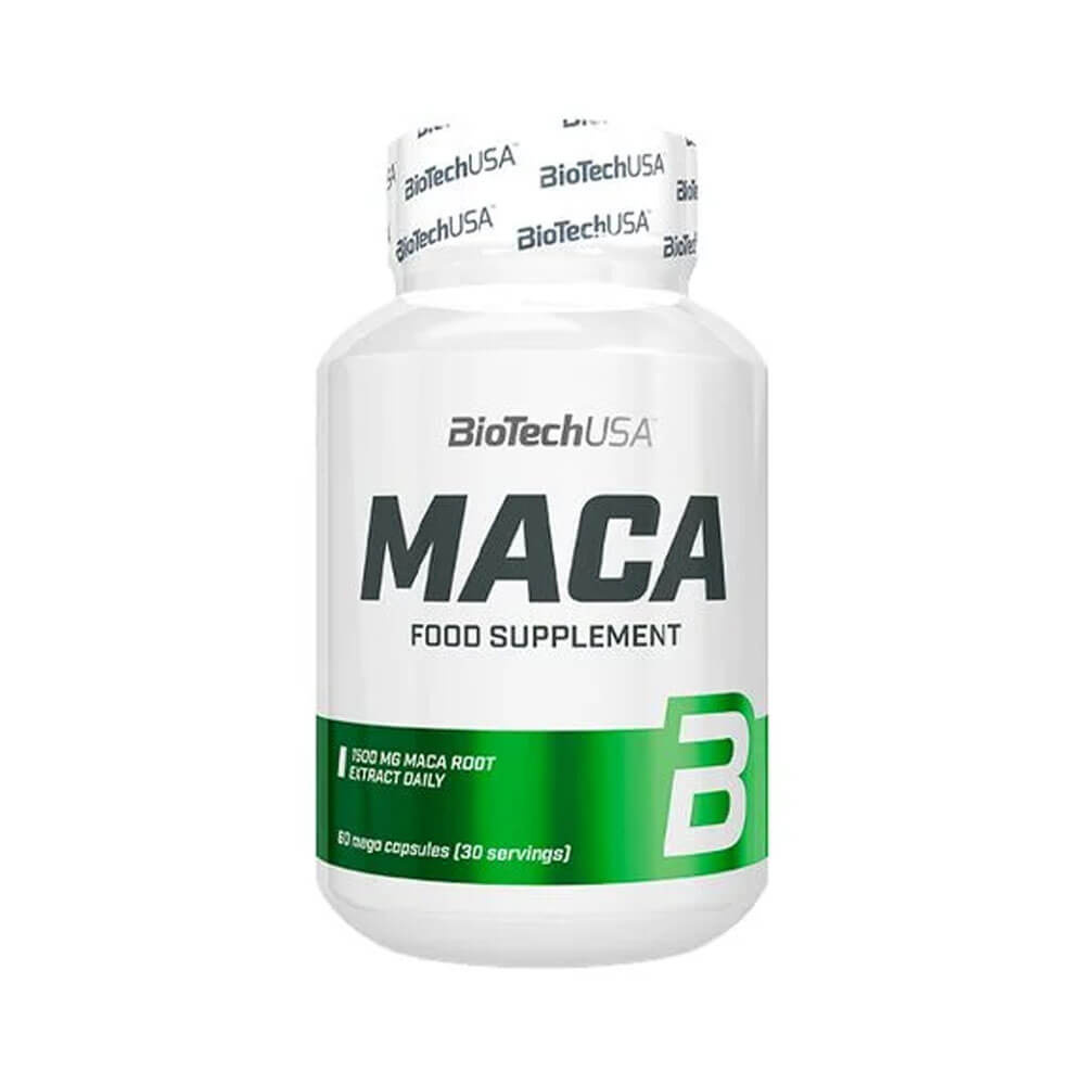 BioTechUSA Maca, 60 caps ryhmässä Ravintolisät & Elintarvikkeet / Terveystuotteet / Superruoat @ Tillskottsbolaget (BIOTECH5643)