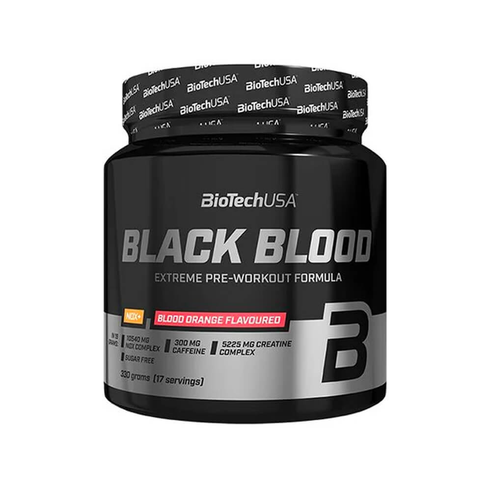 BioTechUSA Black Blood NOX+, 330 g ryhmässä Ravintolisät & Elintarvikkeet / Suorituskyvyn parantajat / Pre-Workout / PWO @ Tillskottsbolaget (BIOTECH6574)