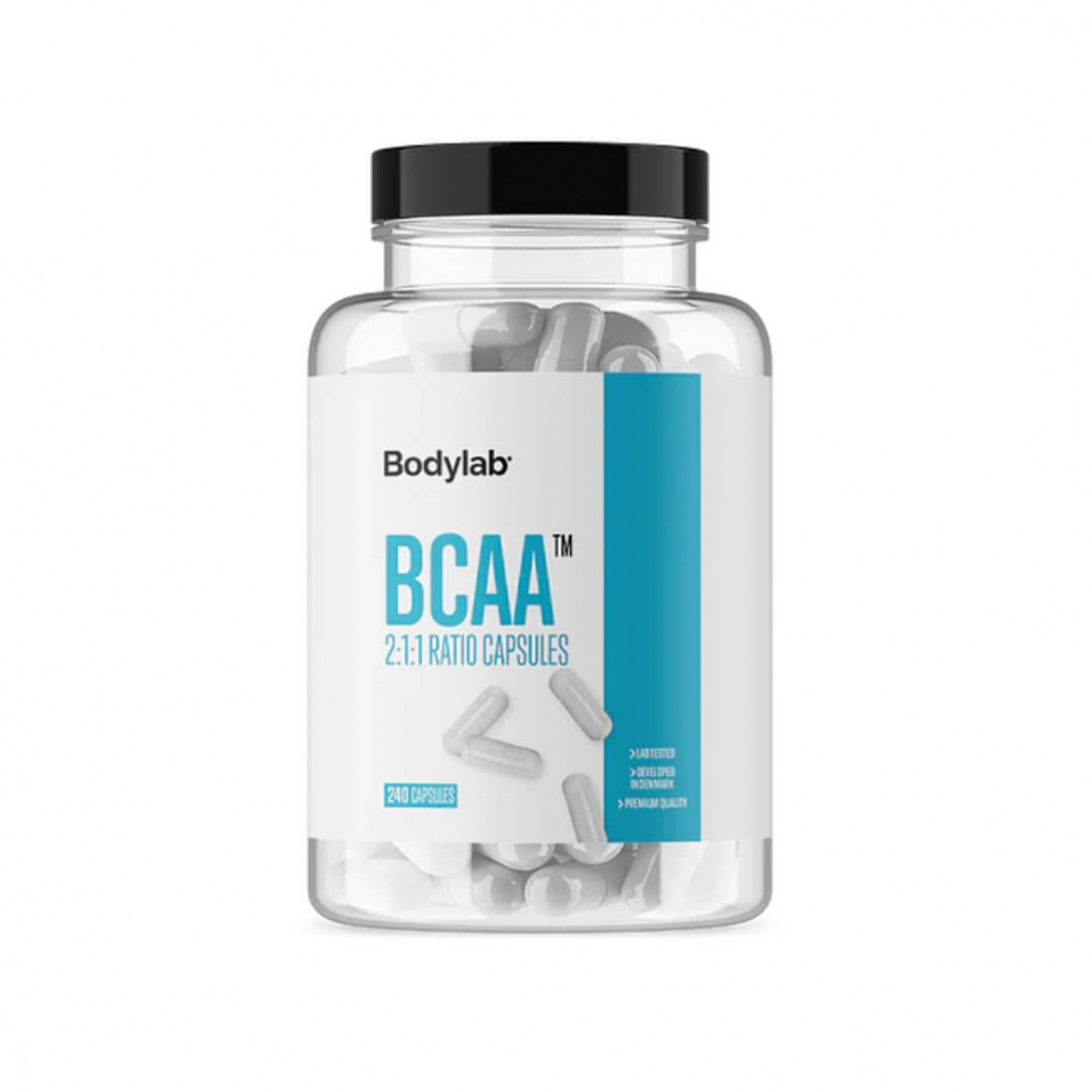 Bodylab BCAA Caps, 240 st ryhmässä Ravintolisät & Elintarvikkeet / Aminohapot / BCAA @ Tillskottsbolaget (BODYLAB743)