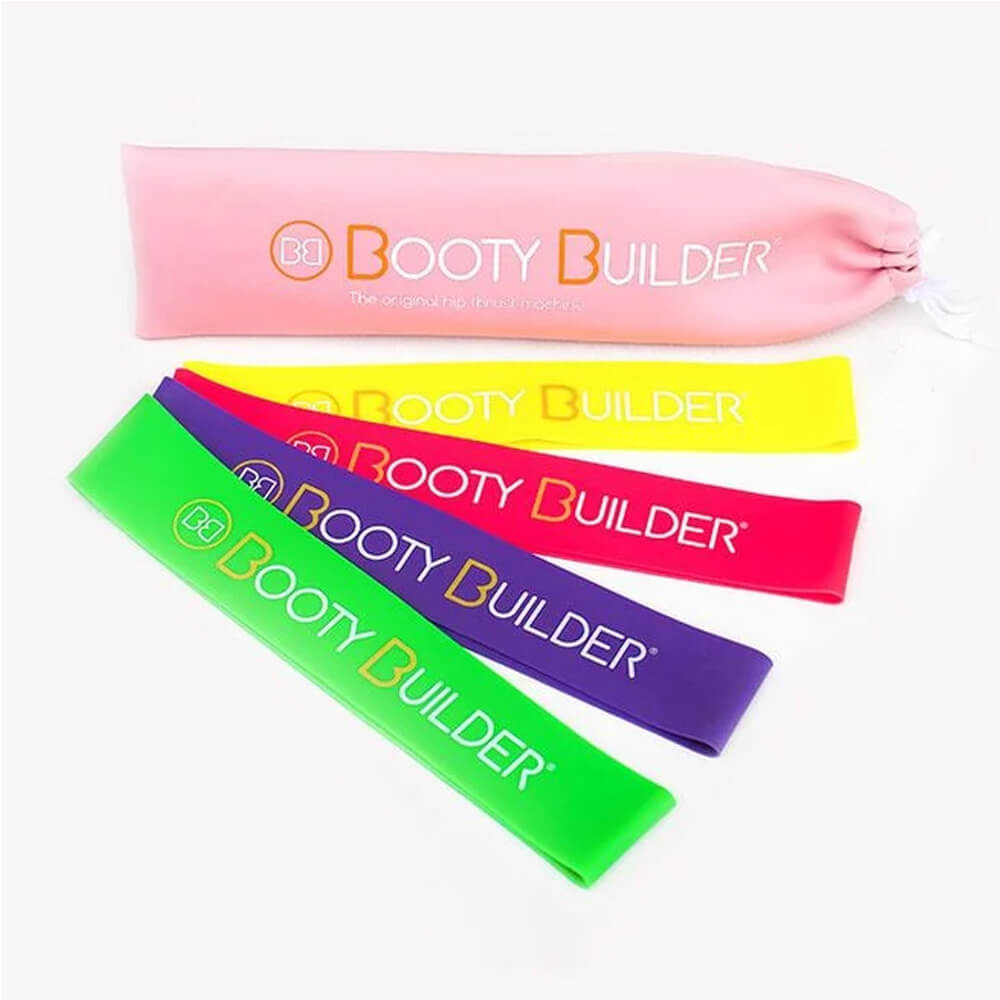 Booty Builder Mini Bands, Pink, 4-pack ryhmässä Treenivälineet / Harjoitusvälineet @ Tillskottsbolaget (BOOTY1)