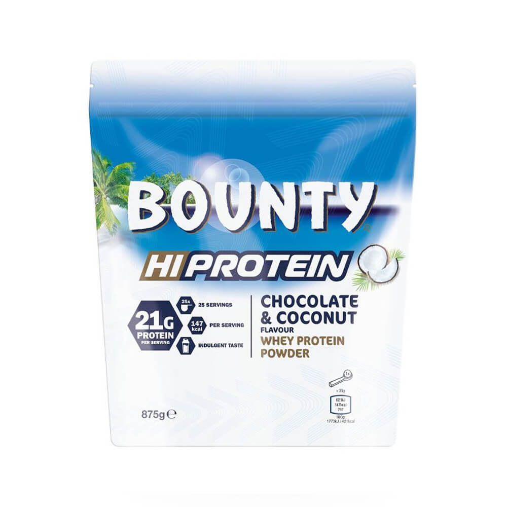 Bounty Protein Powder, 875 g ryhmässä Ravintolisät & Elintarvikkeet / Proteiinijauhe / Heraproteiini / Whey protein @ Tillskottsbolaget (BOUNTY743)