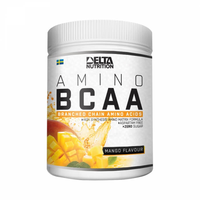 Delta Nutrition BCAA Amino, 400 g ryhmässä Ravintolisät & Elintarvikkeet / Aminohapot / BCAA @ Tillskottsbolaget (DELTA753)