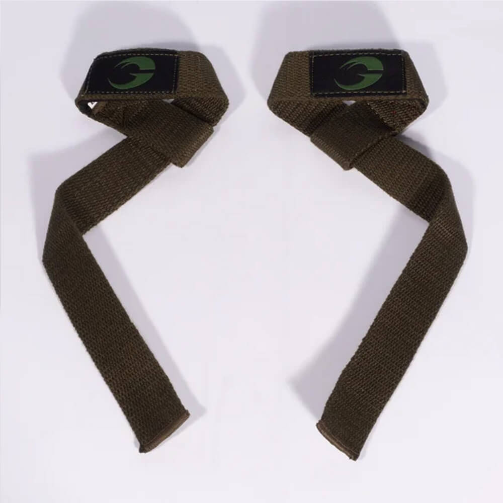 GASP Classic Lifting Straps, Forest Green ryhmässä Treenivälineet / Vetoremmit & Otteet @ Tillskottsbolaget (GASP567874)