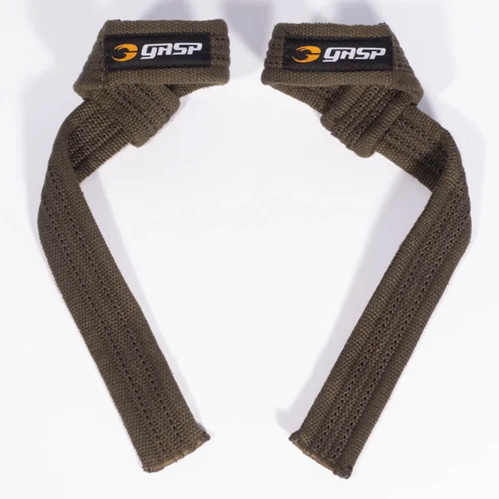 GASP Lifting Straps, green/black ryhmässä Treenivälineet / Vetoremmit & Otteet @ Tillskottsbolaget (GASP67443)