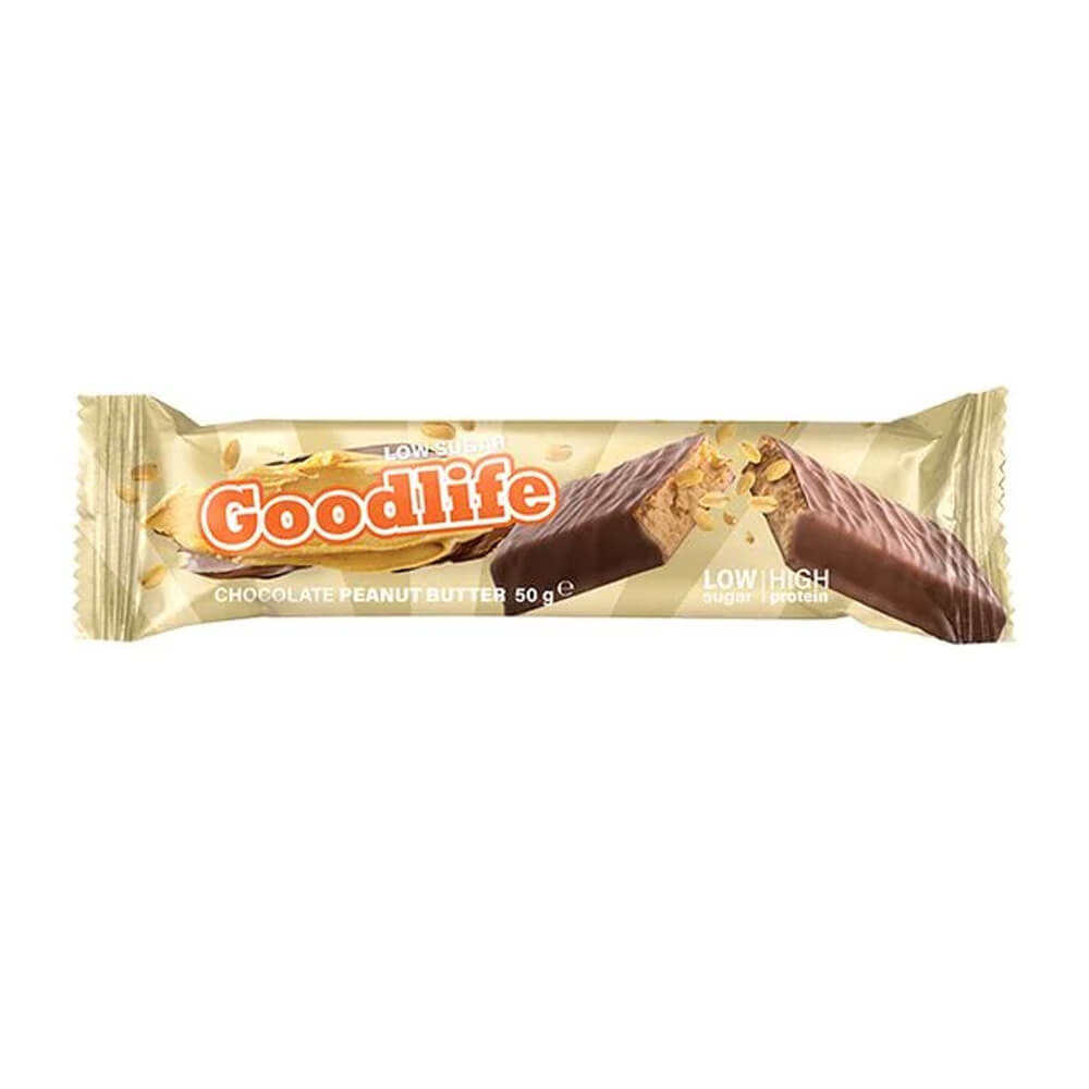 Goodlife Proteinbar LOW SUGAR, 50 g ryhmässä Patukat / Proteiinipatukat @ Tillskottsbolaget (GOODLIFE7564)