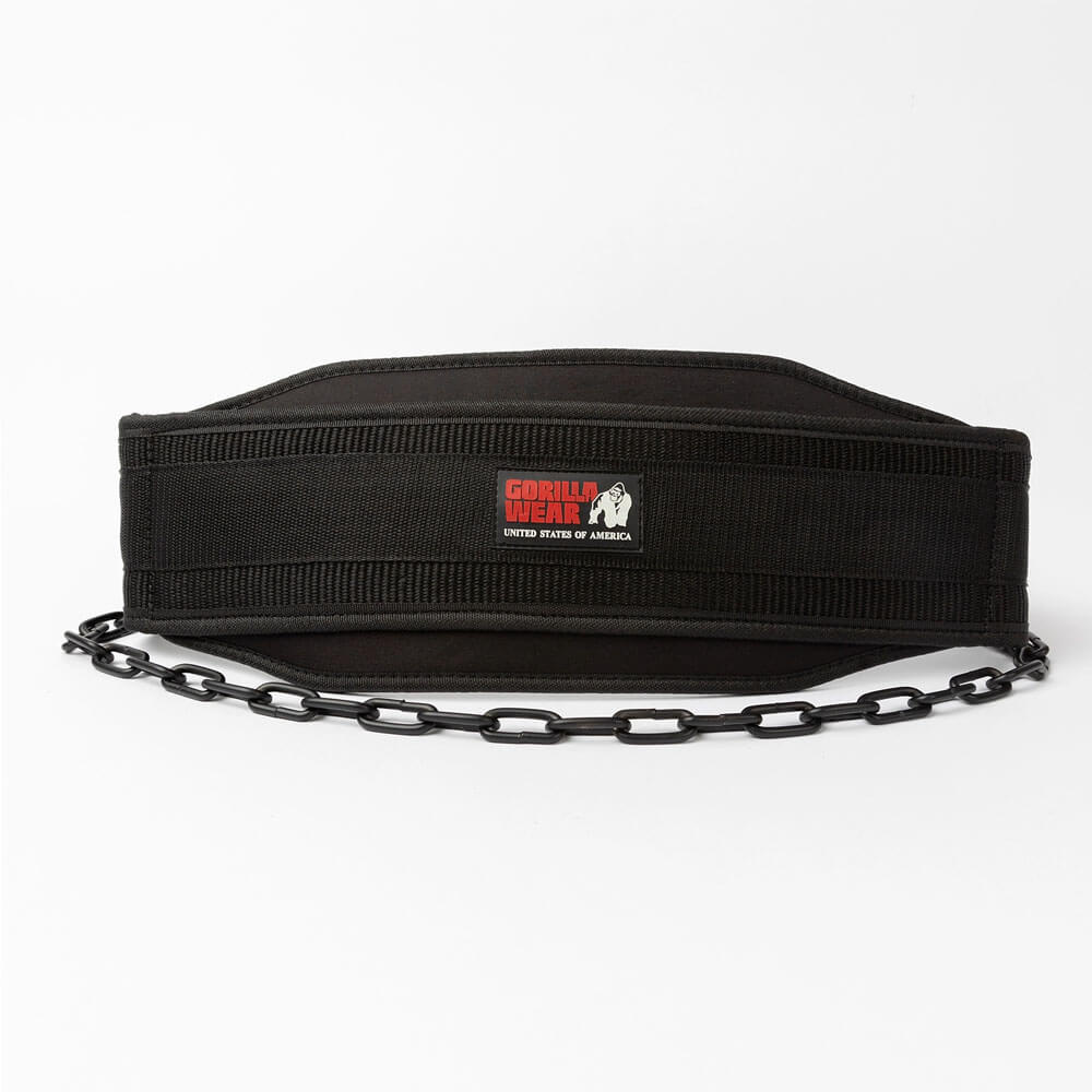 Gorilla Wear Gear Dip Belt, black ryhmässä Treenivälineet / Harjoitusvälineet @ Tillskottsbolaget (GORILLA7684)