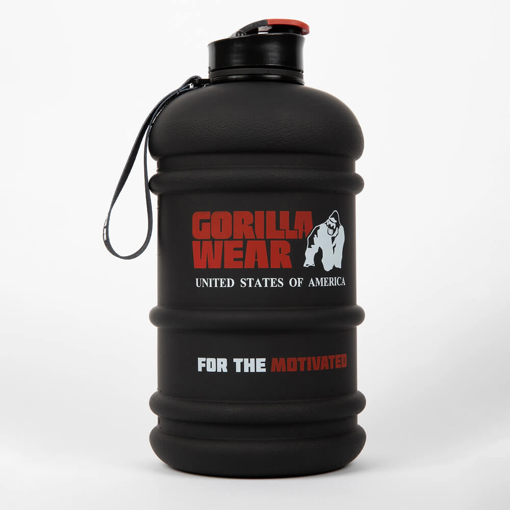 Gorilla Wear Water Jug, 2,2 L, black ryhmässä Treenivälineet / Juomapullot & Shakerit @ Tillskottsbolaget (GORILLA85932)