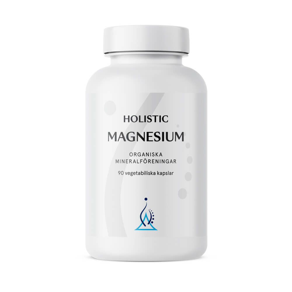 Holistic Magnesium 120 mg, 90 caps ryhmässä Ravintolisät & Elintarvikkeet / Kivennäisaineet / Magnesiumi @ Tillskottsbolaget (HOLISTIC742)