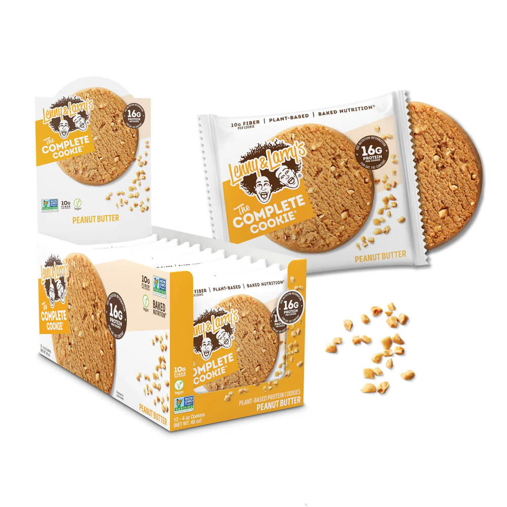 12 x Lenny & Larry´s The Complete Cookie, 113 g (Peanut Butter) ryhmässä Patukat / Proteiinipatukat @ Tillskottsbolaget (LENNY67892)