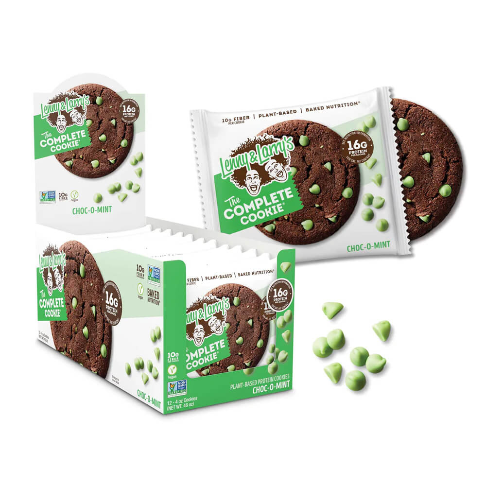 12 x Lenny & Larry´s The Complete Cookie, 113 g (Choc-O-Mint) ryhmässä Patukat / Proteiinipatukat @ Tillskottsbolaget (LENNY753)