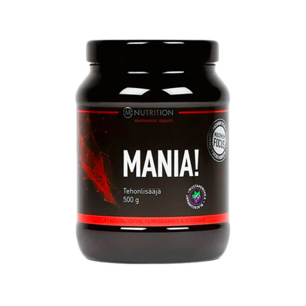 M-Nutrition MANIA, 500 g ryhmässä Ravintolisät & Elintarvikkeet / Suorituskyvyn parantajat / Pre-Workout / PWO @ Tillskottsbolaget (MNUTRITION75332)