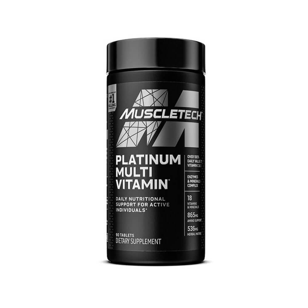 MuscleTech Platinum Multi Vitamin, 90 tabs ryhmässä Ravintolisät & Elintarvikkeet / Vitamiinit / Multivitamiini @ Tillskottsbolaget (MUSCLETECH5667)