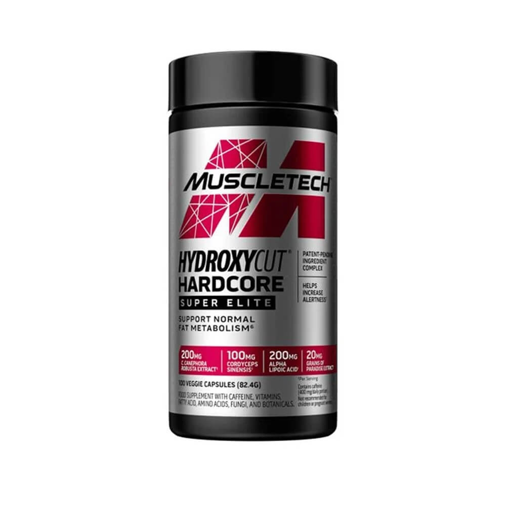 Muscletech Hydroxycut Hardcore Super Elite Fatburner, 100 caps ryhmässä Ravintolisät & Elintarvikkeet / Painonpudotusta / Rasvanpolttaja @ Tillskottsbolaget (MUSCLETECH77883)