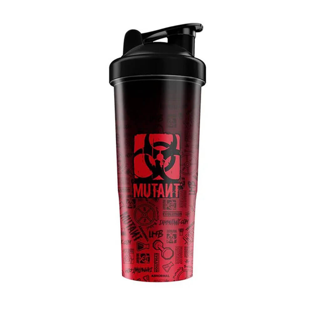 Mutant Shaker Iconic Black to Red, 830 ml ryhmässä Treenivälineet / Juomapullot & Shakerit @ Tillskottsbolaget (MUTANT7485)