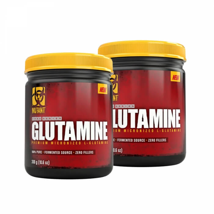 2 x Mutant Core Series Glutamine, 300 g ryhmässä Ravintolisät & Elintarvikkeet / Terveystuotteet / Immuunijärjestelmä @ Tillskottsbolaget (MUTANT9504)